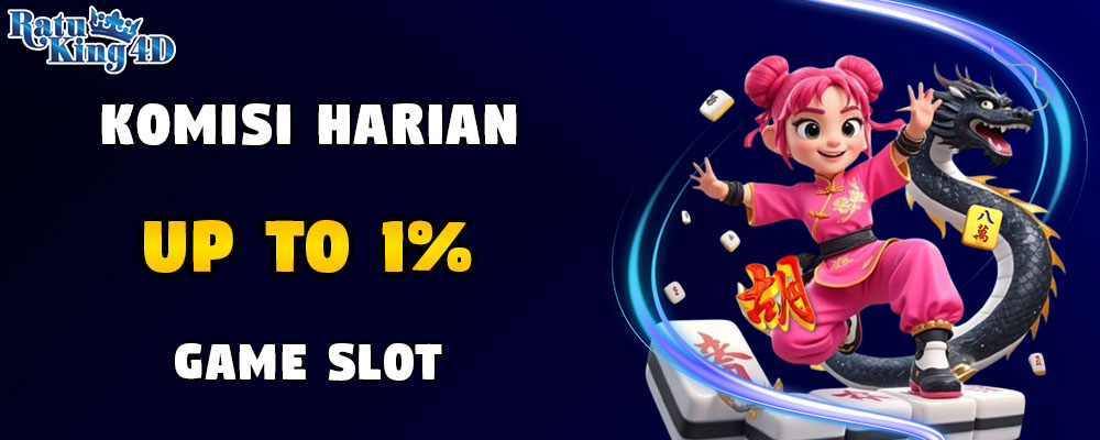 Komisi Harian Slot Game 1%