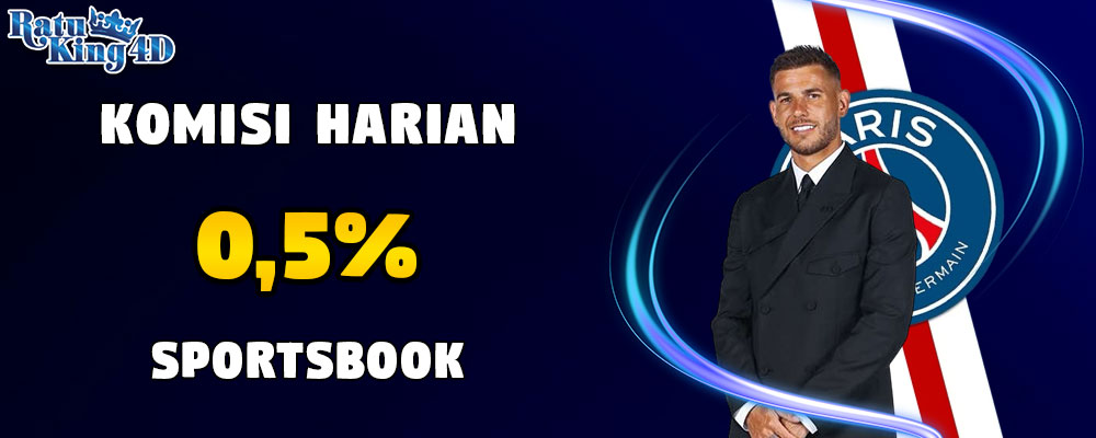 Komisi Harian Sportsbook 0,5%