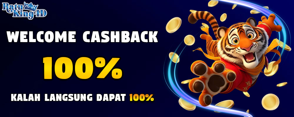 Welcome Cashback 100% TOx 10 - Kalah langsung dapa